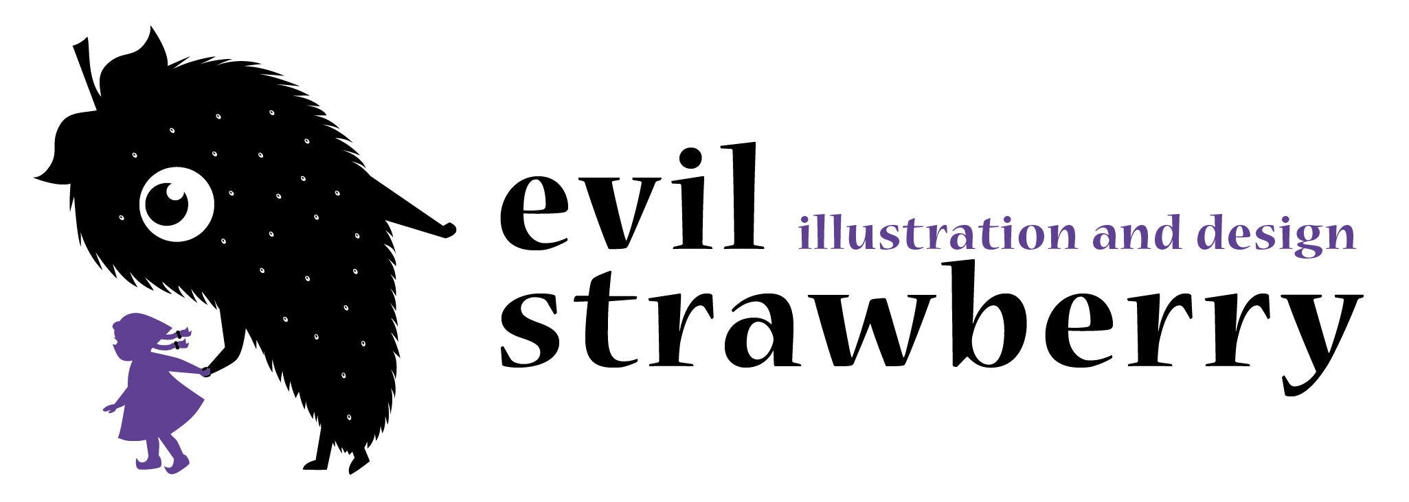 Evil Strawberry Illustration and Design